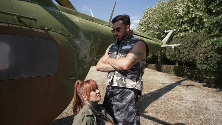 Francis X official: Fucking Trainee Soldier Sabien Demonia in the Ass Outdoors