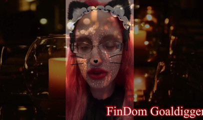 FinDom Goaldigger: Cat shemale princess transformation