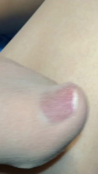 Giving Myself a Pantyhose Foot Job