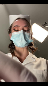 POV Dental Cleaning and Cavity Fillings with Shoeplay in High Heels