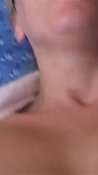 Mature blonde lady with big boobs solo masturbation