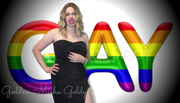 Goddess Misha Goldy: Uwielbiasz brać kutasa! Chcesz ssie kutasa! Nie chcesz cipki! Jesteś...