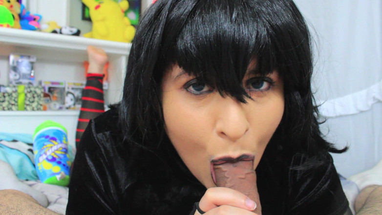 VickyVixen: Blowjob Halloween Mavis Dracula