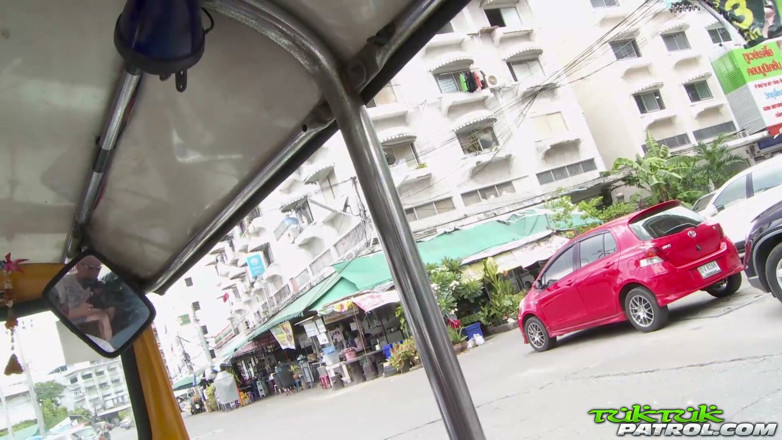 Trike Patrol - Tuk Tuk Patrol: Plump assed hairy thai gets a mean ride