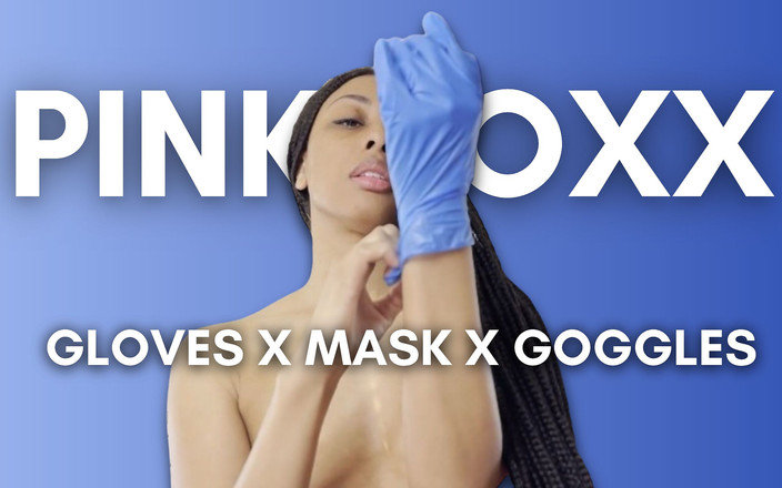 Pink Foxx: Cewek nakal dengan sarung tangan, masker dan goggle