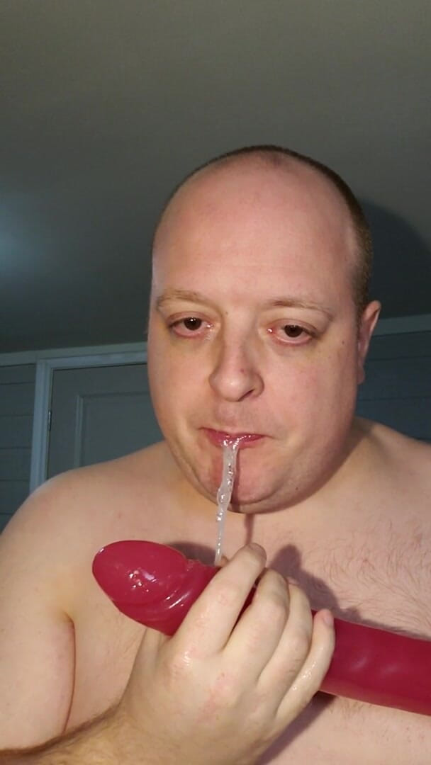 Charlieboy69: Deepthroat Huge 18 Inch Double Dildo