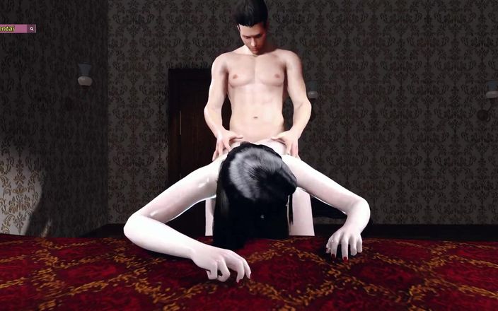 X Hentai: 후배위에서 따먹히는 뷰티 레이싱 소녀 - 3D 애니메이션