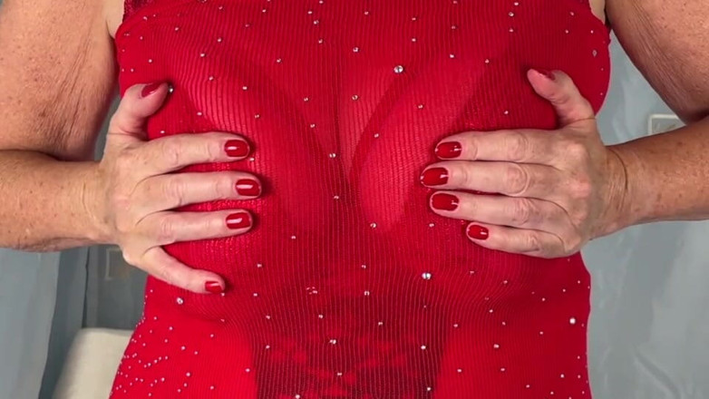 Aunty Sandra vintage girdle queen: Tante Sandra Allemaal in Het Rood Vgq 75