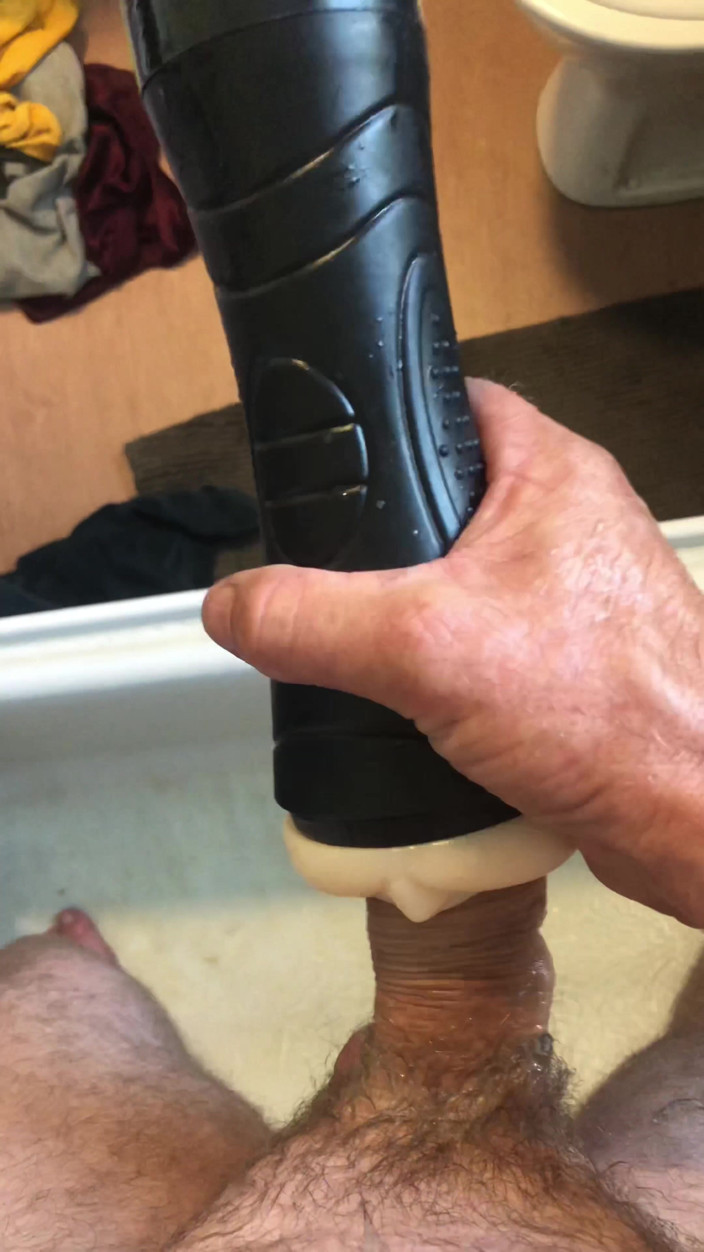 Isaac Hunt: Big Cock Pissing and Fucking a Fleshlight