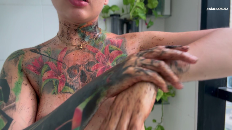 Pedazodchicle: Alternative Girl Give You a Worship to Hairy Armpits