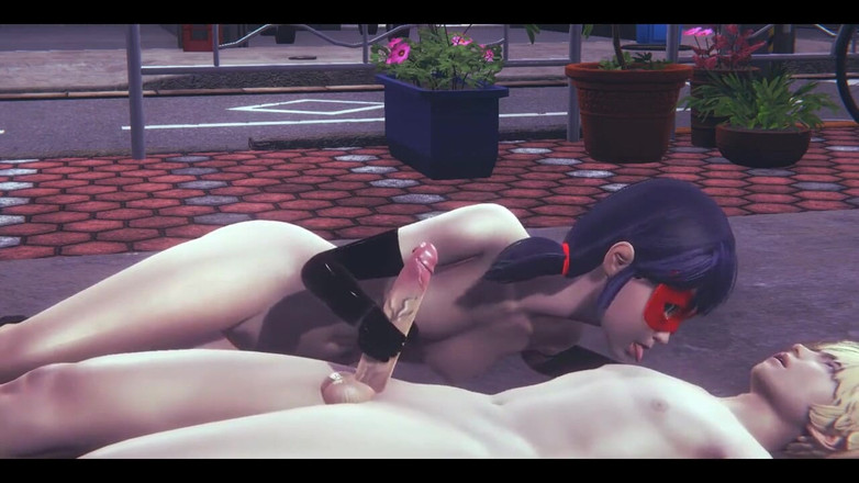 HentaiTubes: Miraculous Lady Bug - Lady Bug aftrekken en pijpbeurt aan Catnoir...