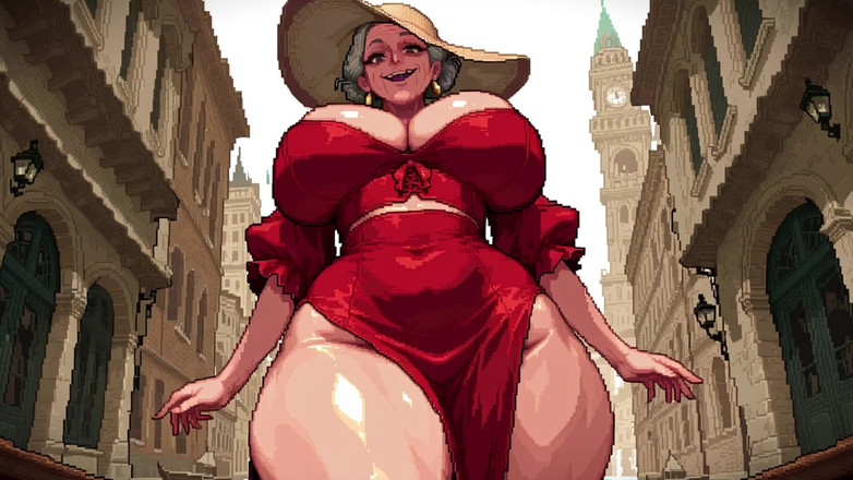 AI Porn: 巨大的乳沟 ai 熟女