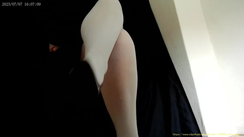 MisS Angel: My Sec Tapping Sexy Black Heels in Pantyhose 2