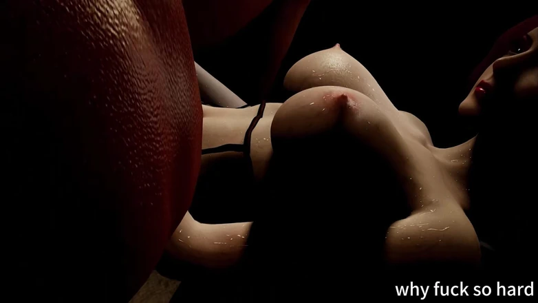 Why fuck so hard: 3D Cute Asian Slut Naked Her Perfect Body Cheating with...