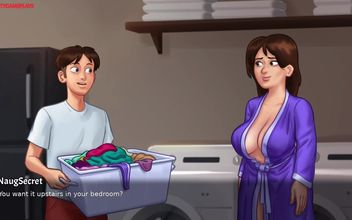 Summertime Saga 05 – Hot MILF Needs Massage From Horny Pervert Tenant Guy Seduces Sexy MILF with a Massage