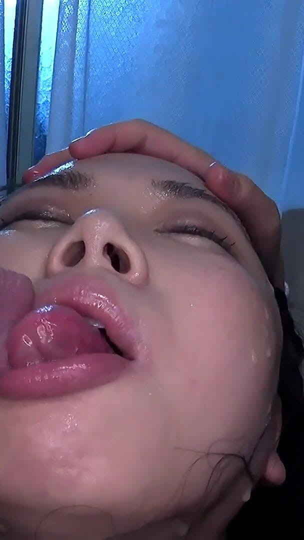 Spit-drenched Face and Rubbing Tongues - Yua Hidaka & Sumire Seto’s Wet Discipline on Ena Yuzuriha (Japan Fetish Fusion)