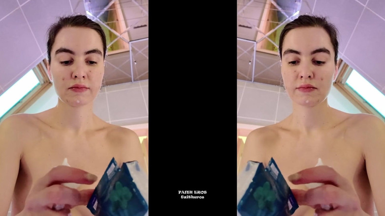 Faith Eros: Cześć dla mojego trądziku Podczas gdy myję zęby - ignoruj