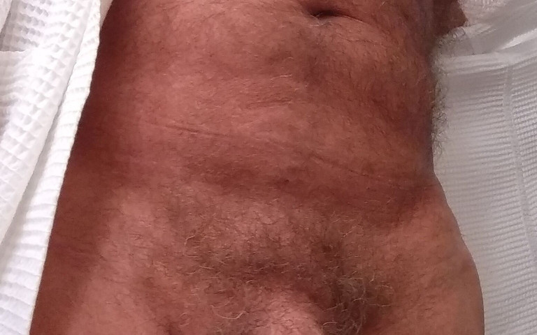 He Was Shocked (Mr hairy gardener)