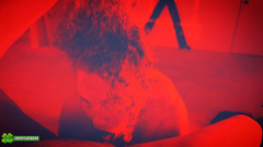 Lucky luck xxx: Glückliches mädchen kween Bunny B - rotes licht spezieller pOV-blowjob und...