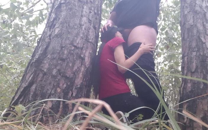 Lesbian-illusion: We Hid Under a Tree From the Rain and We...