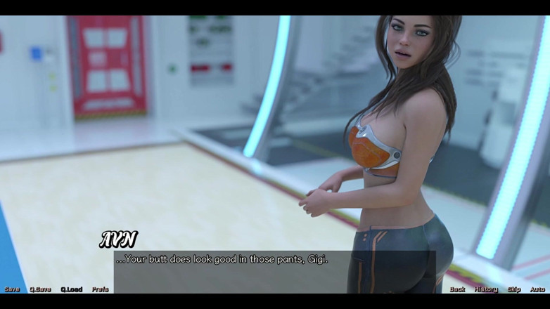 AVN Teller: Stranded in Space - Petite Brunette Can't Stop Looking at Busty...