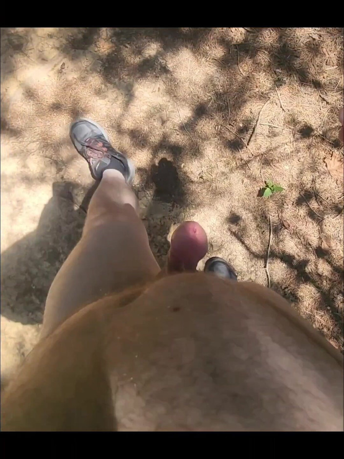 Djk31314: Nude in Outdoor Walking and Stroking.