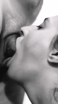 On My Knees Eating Cock, Very Salivated, Very Sloppy and Dirty