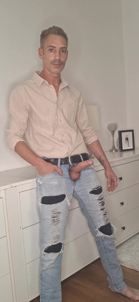 Thomas großer schwanz. Sexy dünne fick molligen papi-arsch