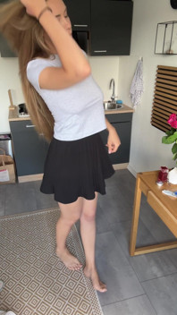 Lifting My Skirt for a Secret View
