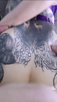Hard Anal for Tattooed Slut Who Loves Getting Used.