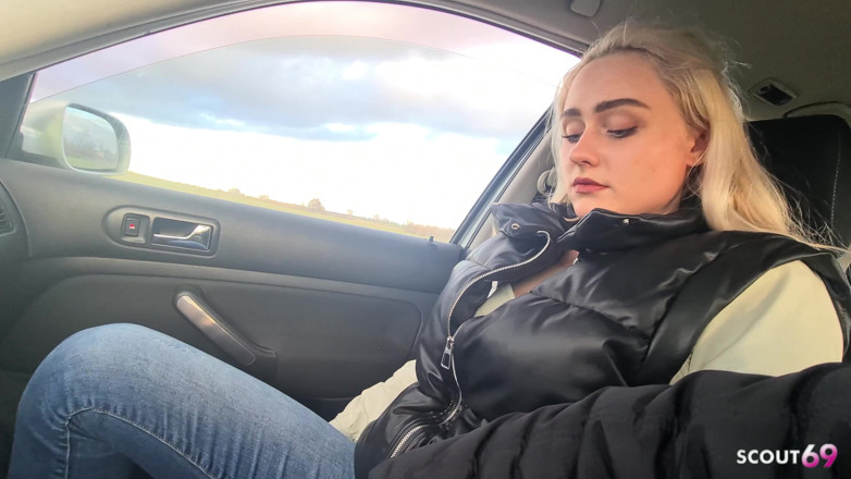 Scout69: German Blonde Hitchhiker Pick up and Get Risky POV Outdoor...