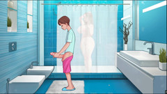 Cumming Gaming: Macecha mého nejlepšího přítele přistižena při masturbaci v koupelně