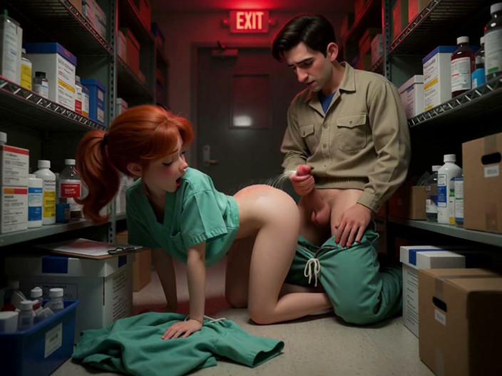 My night collection: The Blowjob-giving Nurse, Famous Among Doctors and Nurses, Relieves Them...