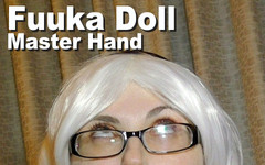 Picticon bondage and fetish: Fuuka Doll & Master Hand被喂一个甜甜圈