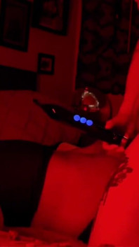 Nyx Cums Over and Over on Hex's Strap Loudly!