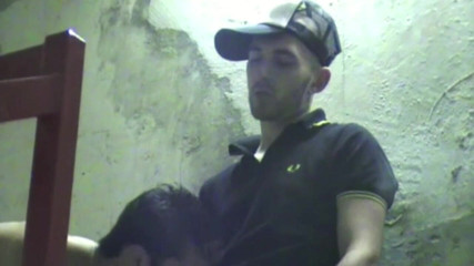 Gaybareback: Latino twink dominated by scally boy in building