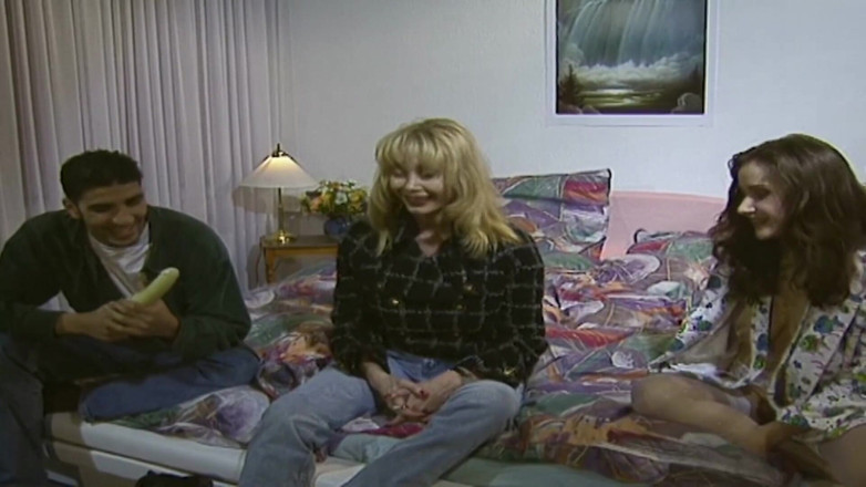 Vintage Climax: Hot teen interrupted by her stepmom for hot threesome