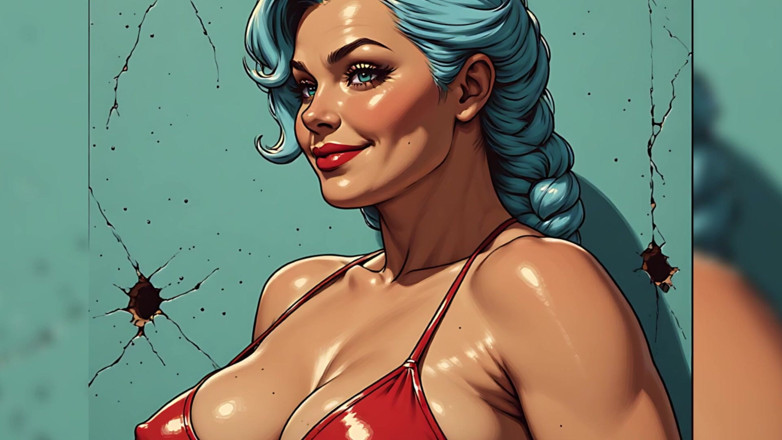 AI Porn: Femmes pulpeuses, maillot de bain, art