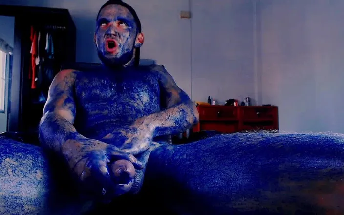 Eddie Star: Blueman coming and cumming