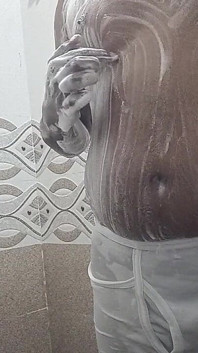 Cum in Shower