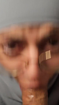 Close up Blowjob with Glasses Mia Niqab
