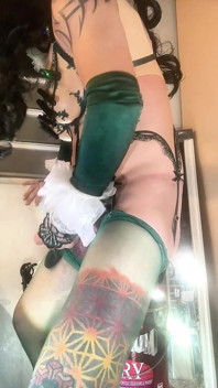 Beauty Cute Trap Tgirl, Anal Dildoing with Toy, Jerk off Her Tiny Cock and Cum a Lot.