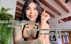 Almost 6 Days Without Cumming, 2 Consecutive Cumshots to Empty My Balls, My Cock Was Swollen. thumbnail