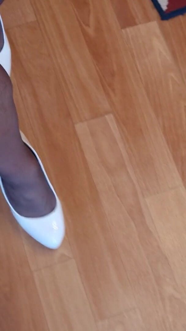Walking in My High White Shiny Stilettos (Overhaulin)