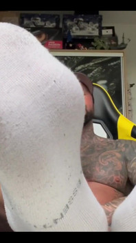 Stinky White Gym Socks