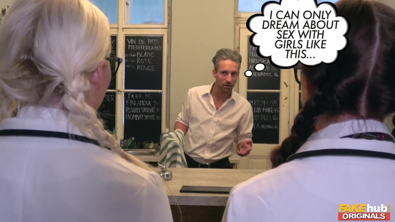 Fakehub Originals: Fakehub Originals - Restaurant Owner Exploits Lovita Fate &amp; Therese Bizarre, Identically...
