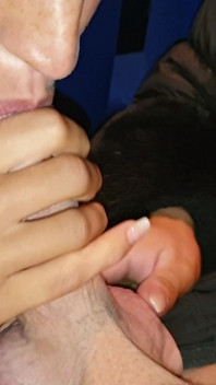 Two German Best Friend Teens Give Risky Public Blowjob at Cinema and Swallow