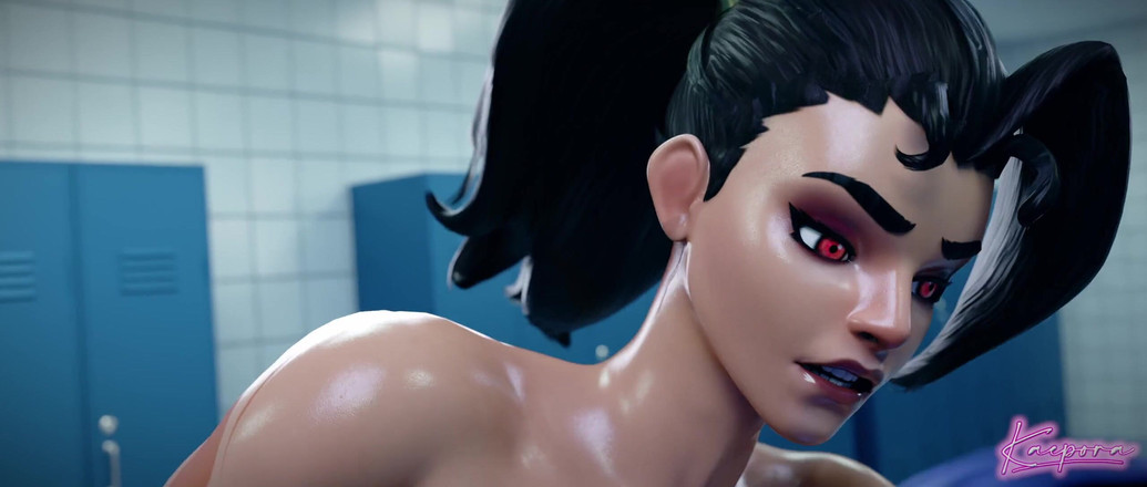 Kaepora NSFW: Talon'un soyunma odası (overwatch porno animasyonu)