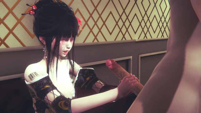 Yaoitube: Yaoi Femboy - Mio Ręczna robota i jebanie