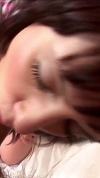 A Guy Cums on a Horny Girls Big Tits After Anal Drilling Her